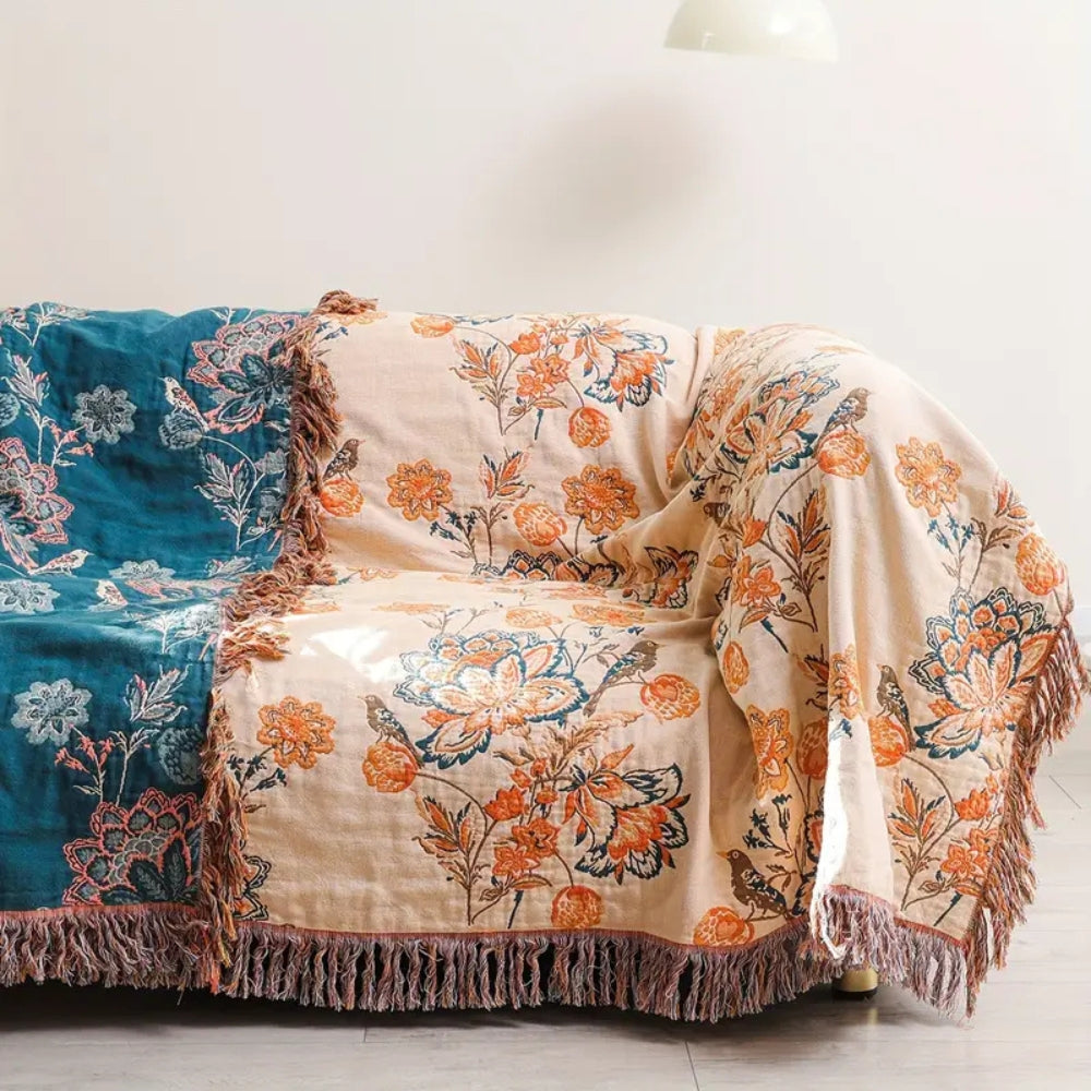 Rustic Cosy Boho Throw Blanket – Casa Beyond