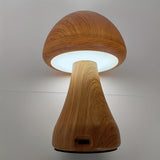 Wooden Mushroom Lamp