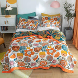 Boho Cartoon Flower Quilt