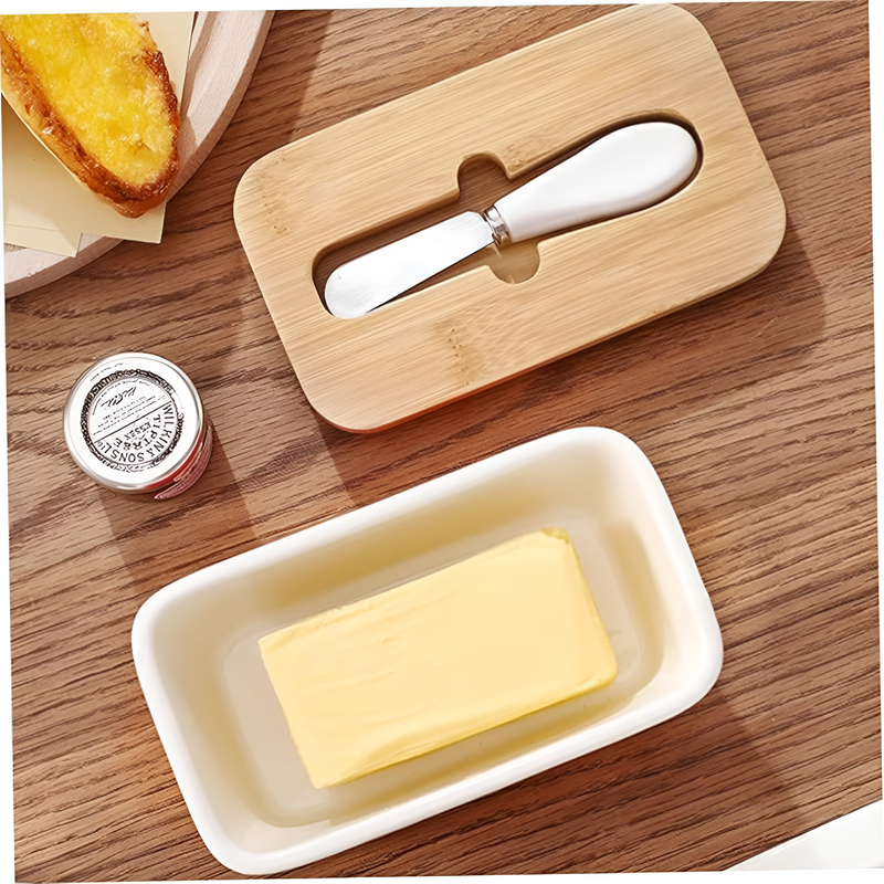 Sleek Butter Cutter Container