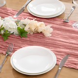 Cheesecloth Flowy Table Runner | 10 Pcs Set