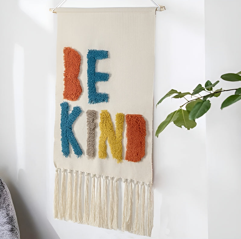 Colourful Fringe Tapestry Decor