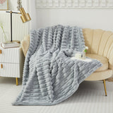 Plush Soft Faux Rabbit Blanket