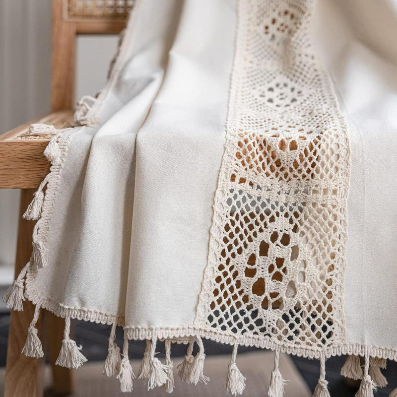 Boho Linen Curtain