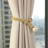 Lustrous Pearl Curtain Tie Back | 2 Pcs Set