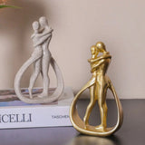 Embrace Resin Couple Sculpture