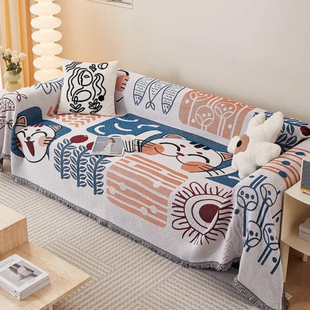 Tassel Tide All-Season Couch Cover – Casa & Beyond