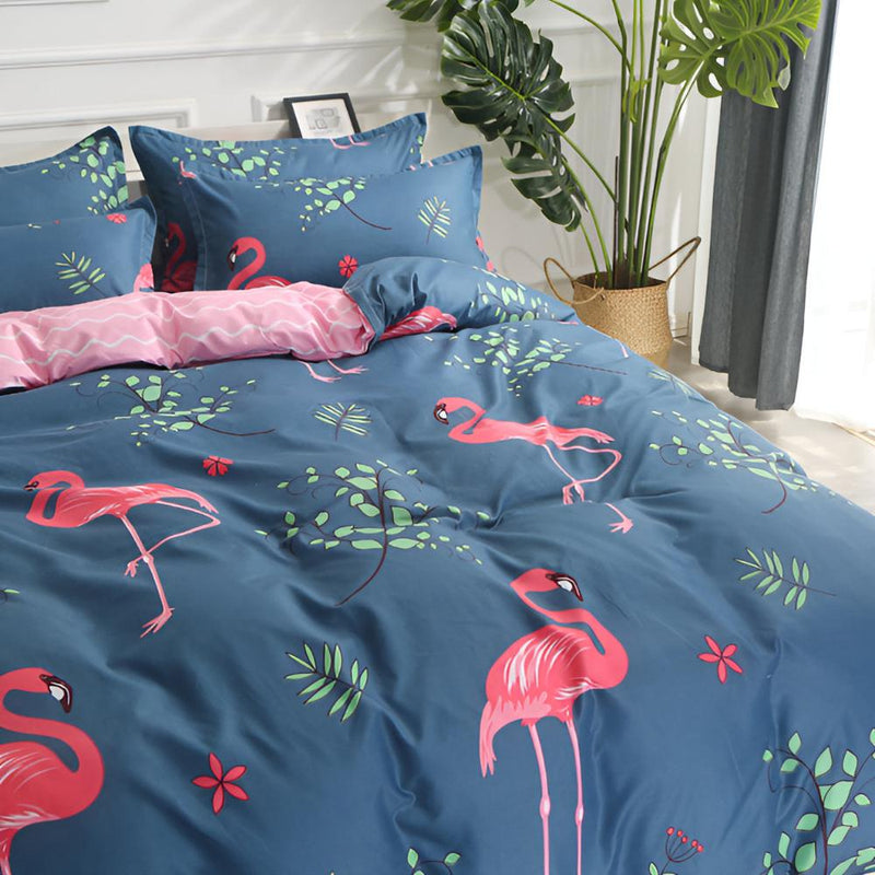 Flamingo Oasis | 3pcs Quilt Cover Set