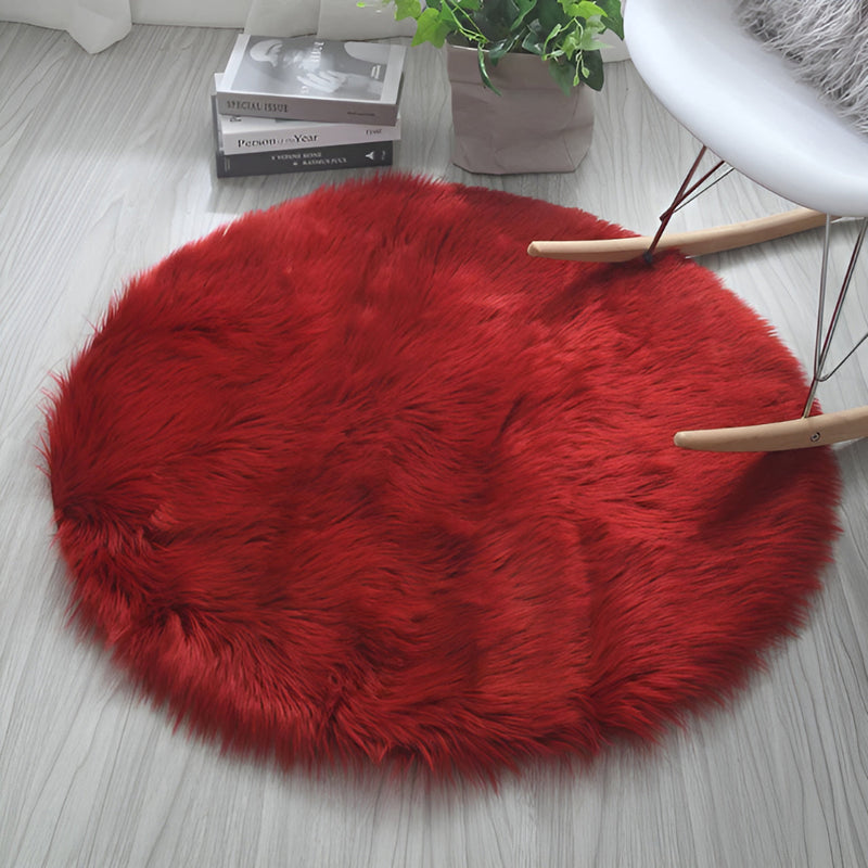 Round Cloud Soft Plush Rug