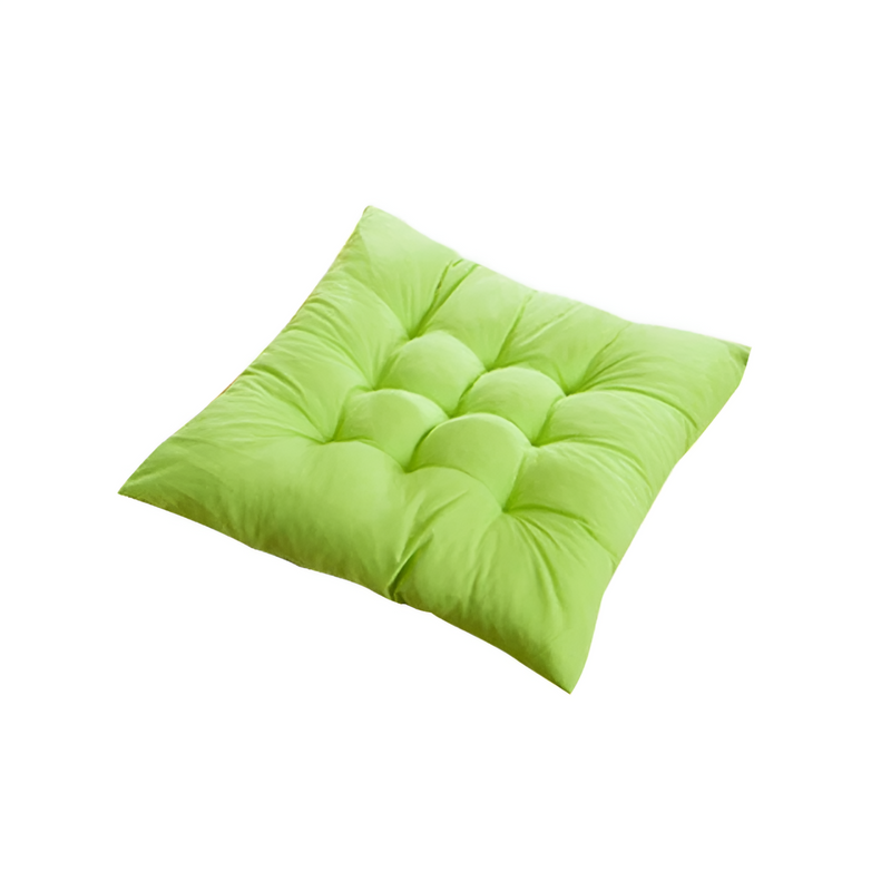 Vibrant Button-Tufted Padded Cushions