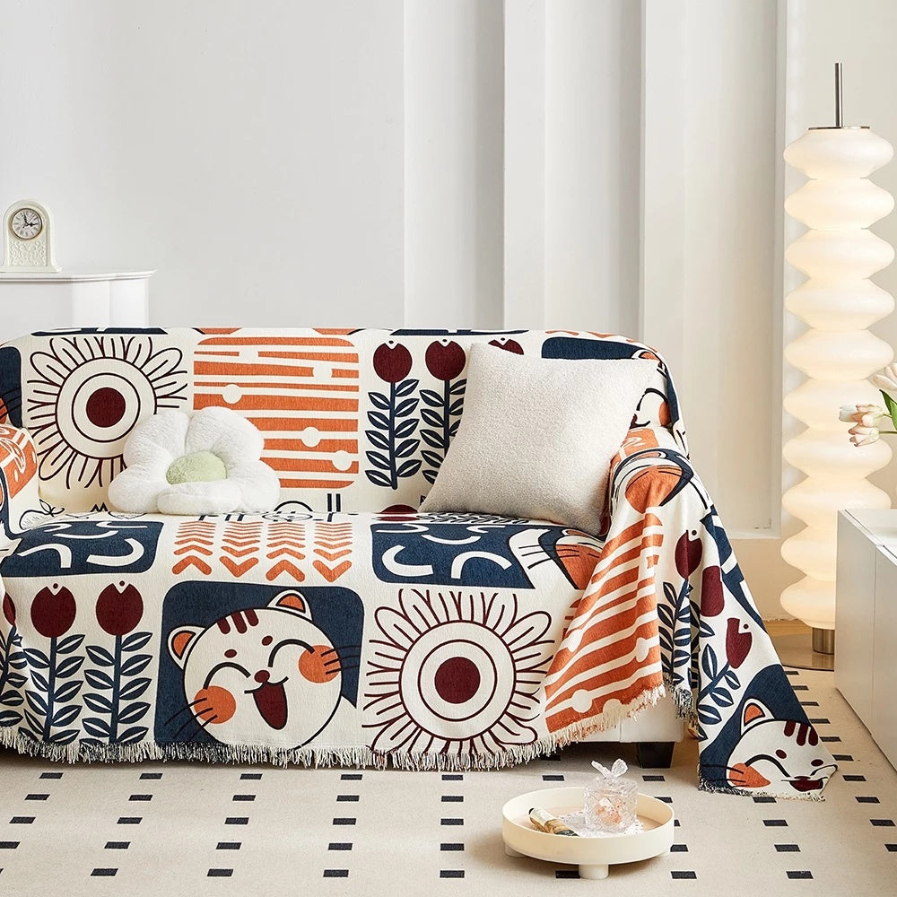 Tassel Tide All-Season Couch Cover – Casa & Beyond
