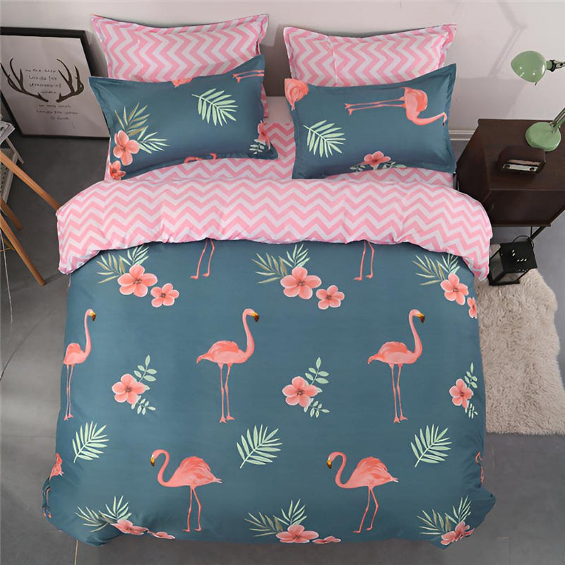 Flamingo Oasis | 3pcs Quilt Cover Set