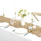 Cheesecloth Flowy Table Runner | 10 Pcs Set