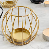 Wireframe Sleek Iron Candle Holder