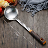 Wood Grain Stainless Steel Utensils | 6pcs Set