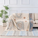 Serene Mandala | Cotton Throw Blanket