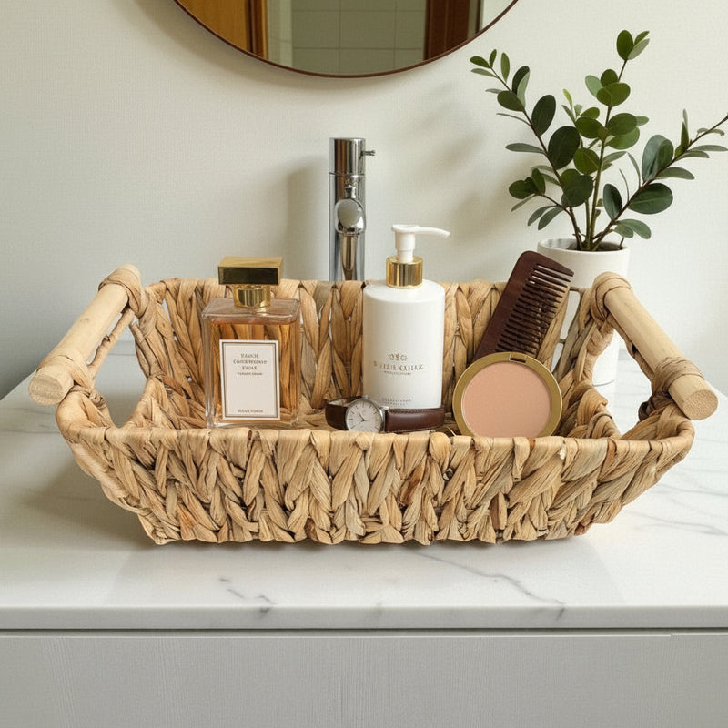 Boho Tidy Woven Storage Basket