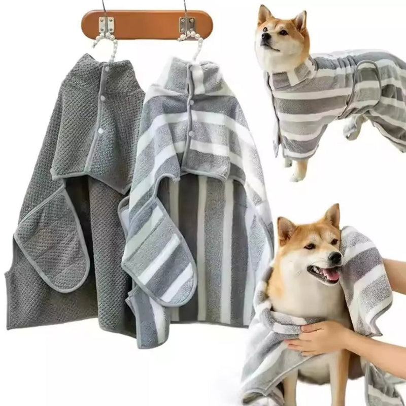 Gentle Touch Dog Drying Towel Robe