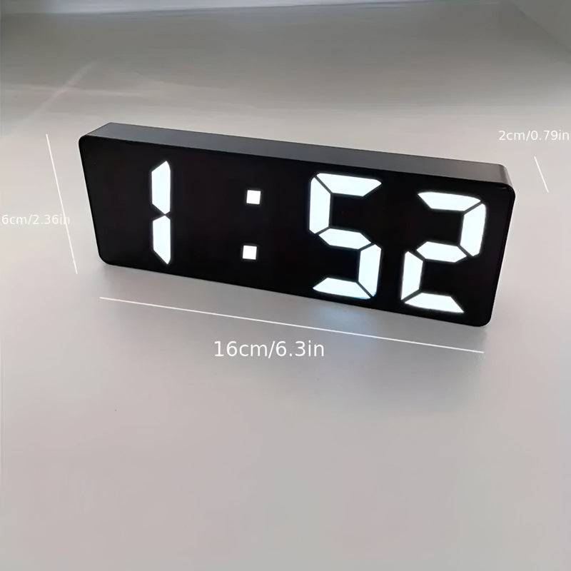 Digital LED Mirror Alarm Clock