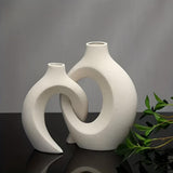 Unity Vase Duo | Modern Abstract Ceramic