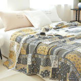 Mosaic Pattern Cotton Gauze Blanket