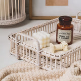 Rustic Weave Rattan Tray