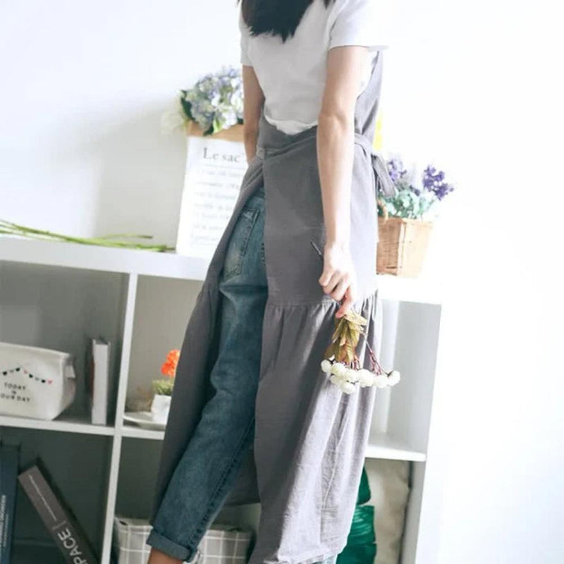 Blossom & Breeze Cotton Linen Apron