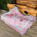 Desert Bloom Tapestry Picnic Blanket & Throw