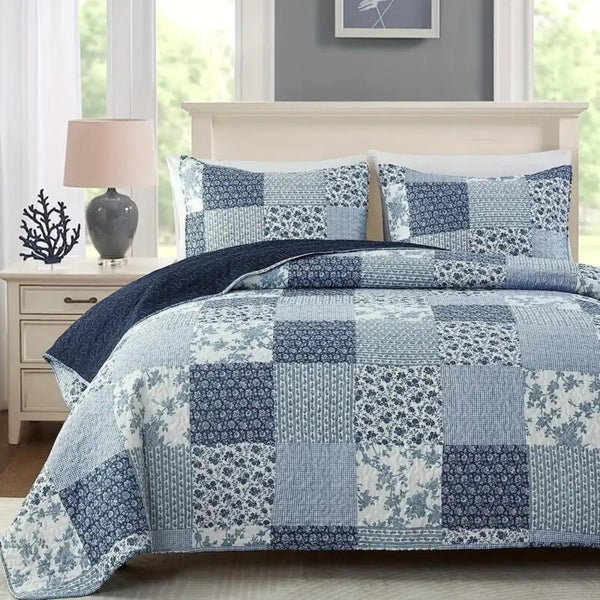 Plaid Patchwork Coverlet