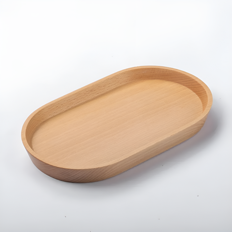 Natural Grain Wooden Serving Tray