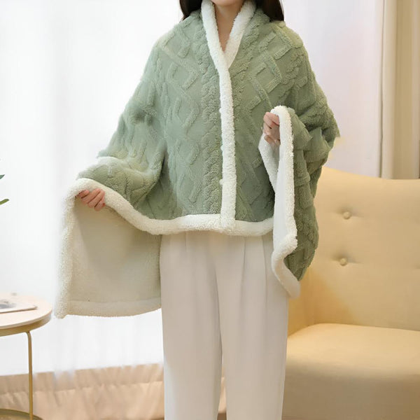 Fluffy Comfort Cloak Blanket