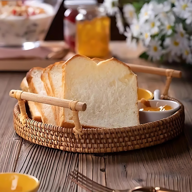 Handcrafted Rattan Serving Tray