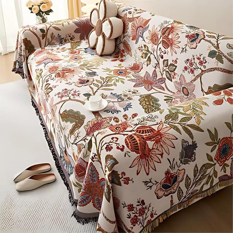 Country Charm Floral Throw