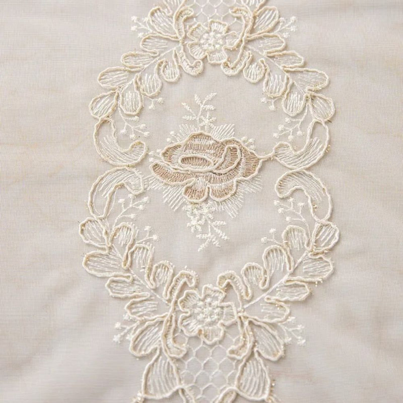 Elyvia Embroidered Classic Sheer Lace Curtain