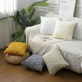 3D Diamond Pattern Cushion Cover