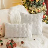 Plush Christmas Tree Fluffy Pillowcases