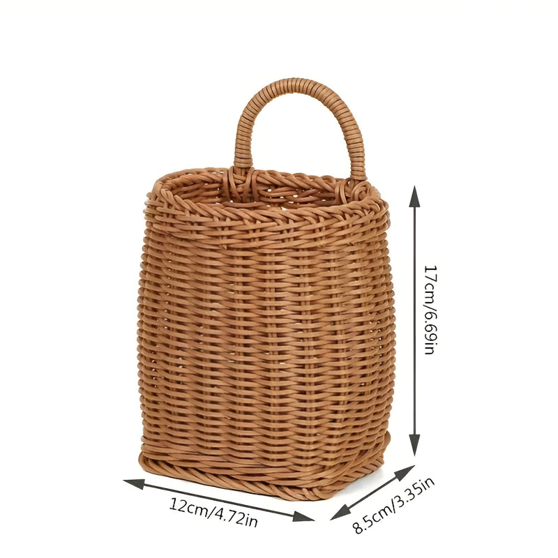 Willow Rattan Woven Storage Basket