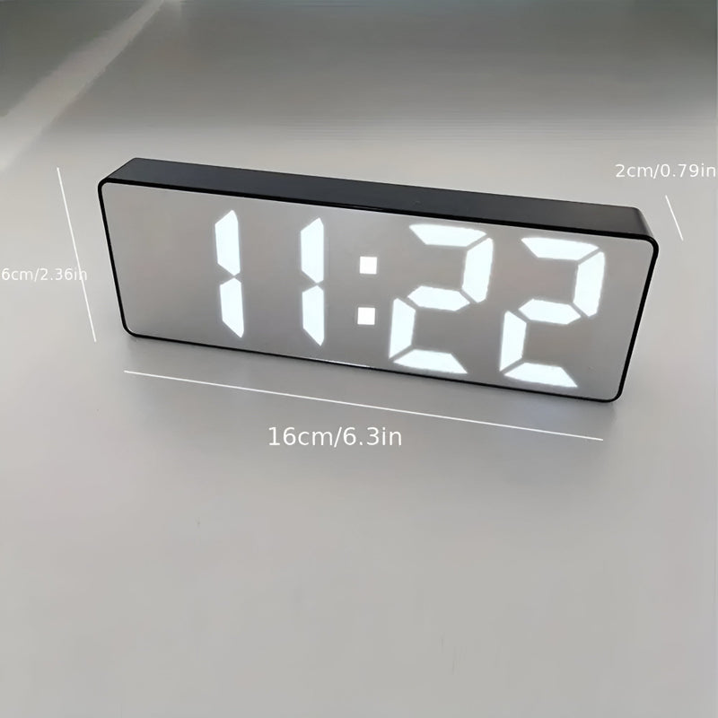 Digital LED Mirror Alarm Clock