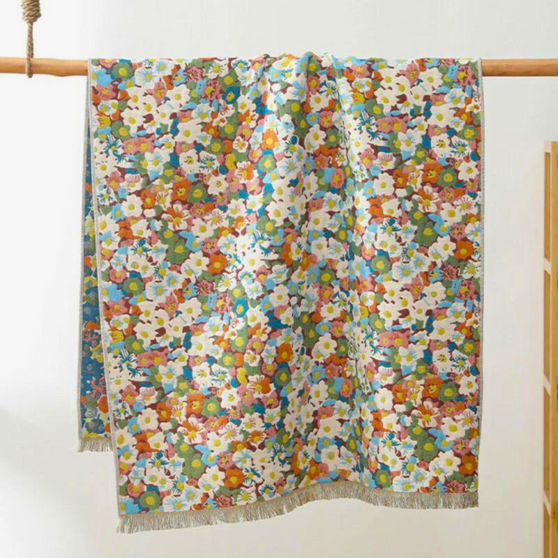 Opulent Flora Reversible Towel