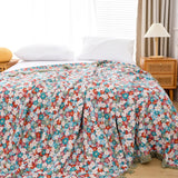 Floral Fiesta Cotton Blanket