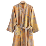 Soft Kimono-Style Cotton Bathrobe