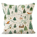 Winter Christmas Cushion Cover