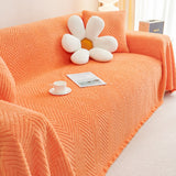 Chenille Plush Sofa Cover