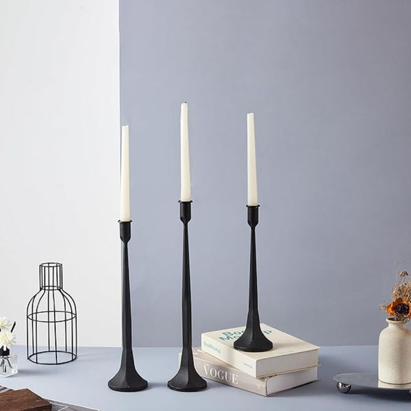 Iron Taper Candle Holder | 3pcs Set