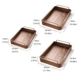 Regal Walnut Serving Tray