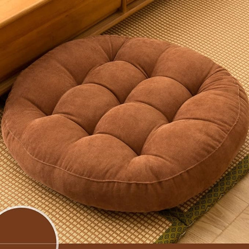 Velvet Tufted Round Cushions