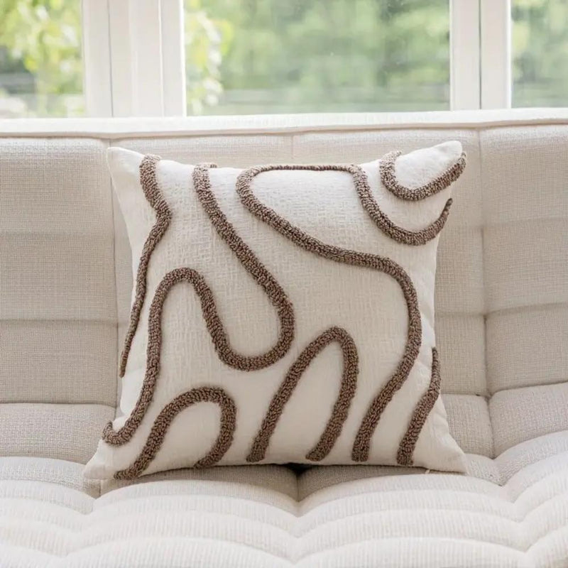 Serene Flow Cushion Cover