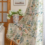 Botanical Bliss Tassel Curtain