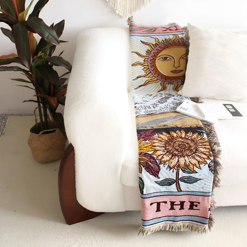 Boho Sun Tapestry Blanket