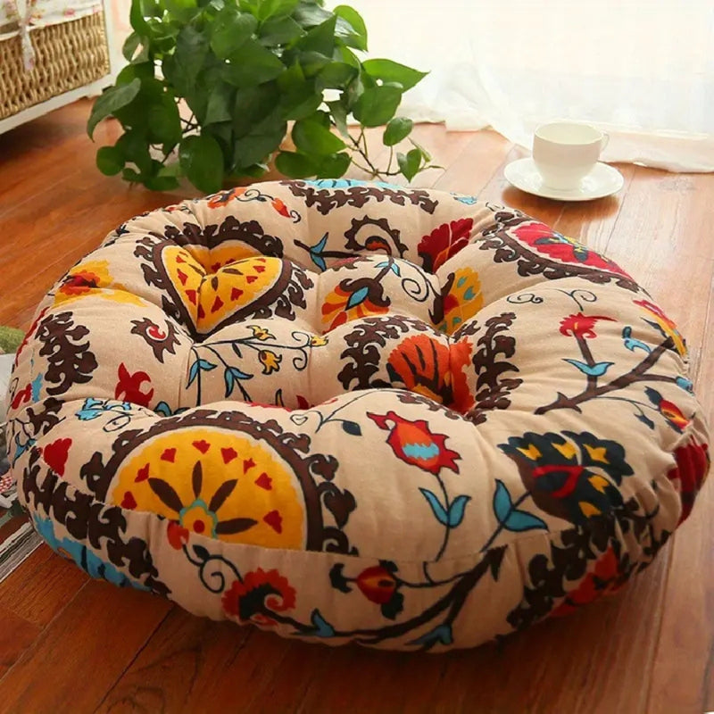 Round Boho Cushion Versatile Seating